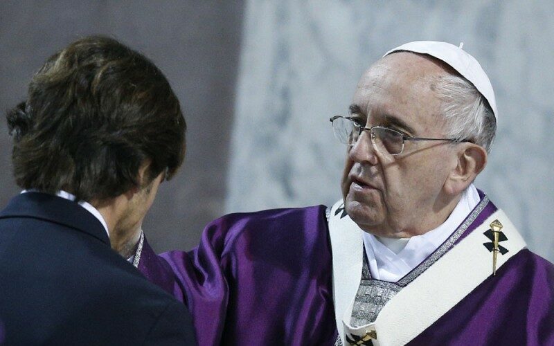 Pope Francis ashes Lent
